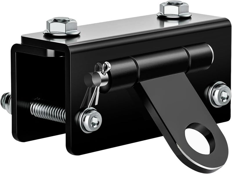MWEDP Universal Snowmobile Bumper Hitch - Adjustable Heavy-Duty Steel Sled Trailer Towing Hook Kit for Ski Doo/Polaris/REV/Arctic Cat/Yamaha, Tongue Type Snowmobile Accessories - Image 1